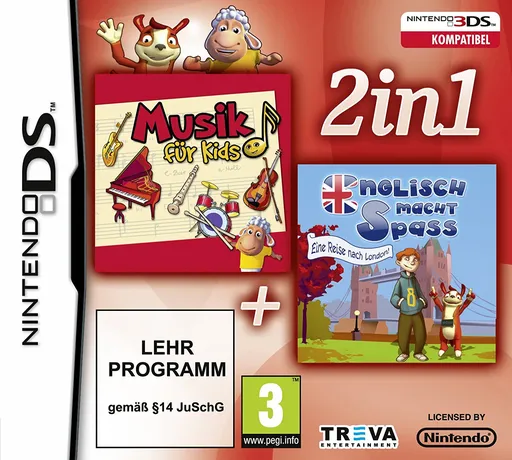 2 in 1 - Music for Kids + Englisch Macht Spass - Eine Reise nach London! (Europe) (En,De) (NDSi Enhanced)